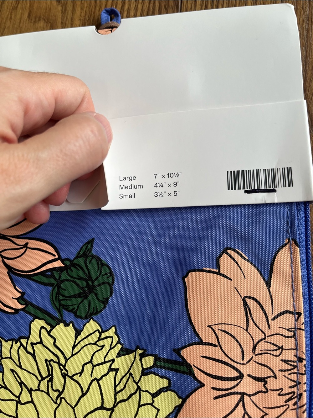 BAGGU Garden Flowers Flat Pouch set NWT - Picture 4 of 7